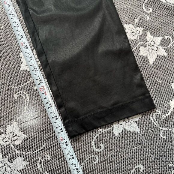 T Alexander Wang Black Satin Jogger Style Pant Sz Small - Picture 16 of 16